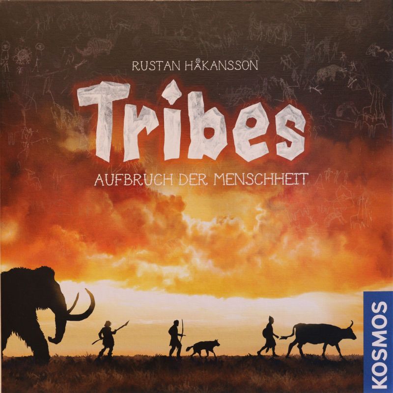 Tribes – Aufbruch der Menschheit Cover des Brettspiels 'Tribes – Aufbruch der Menschheit'